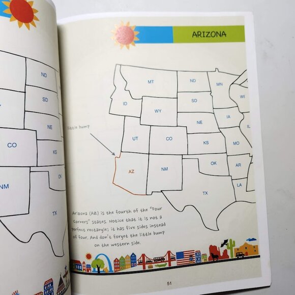 Draw the World USA Paperback Book Drawing Geography Map Social Studies Art ArtK1 - Picture 6 of 16